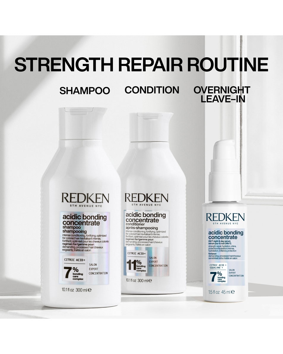 REDKEN Acidic Bonding Concentrate 24/7 night & day serum - pour cheveux ab m s 45 ML 5
