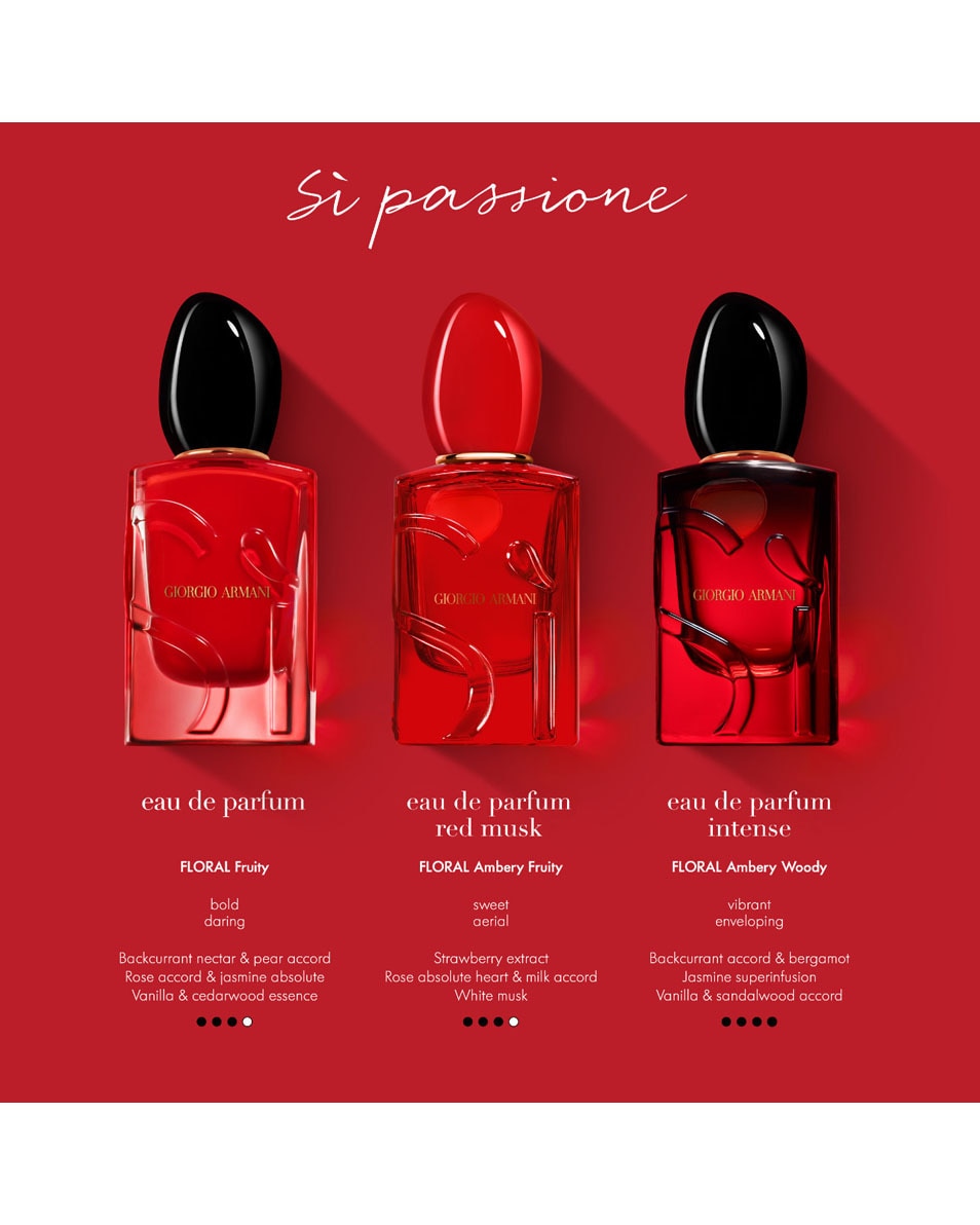 ARMANI Sì Passione Red Musk Eau De Parfum - Parfum Pour Femme 100 ML 5