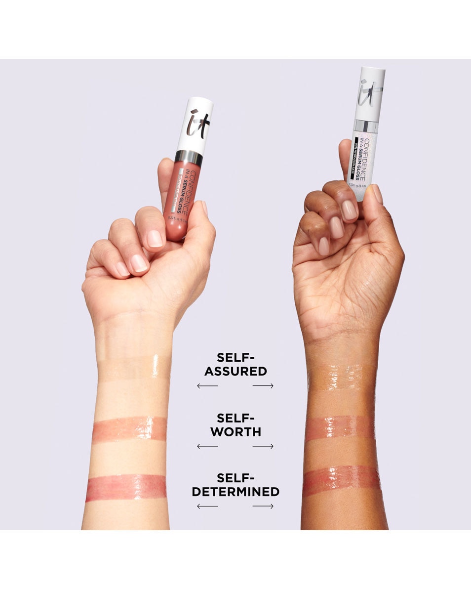 IT COSMETICS Confidence In A Serum Gloss Lipgloss - Lissant Et Hydratant - Haute Brillance SELF-DETERMINED 5
