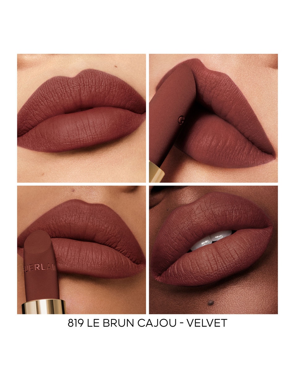 GUERLAIN ROUGE G La recharge - Le rouge à lèvres soin personnalisable 819 LE BRUN CAJOU – VELVET 5