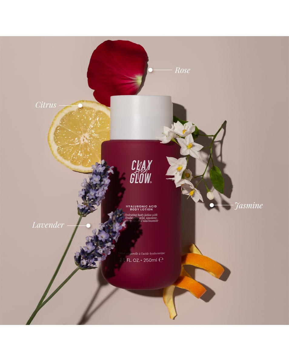 CLAY AND GLOW HYALURONIC ACID Lotion corporelle hydratante 250 ML 4