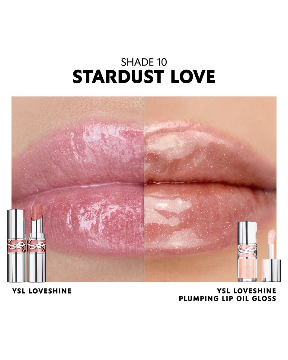 YVES SAINT LAURENT Loveshine Rouge À Lèvres Brillant & Soin - Effet Lèvres Mouillées & 24H D'Hydratation 04 Elegant Blush 5