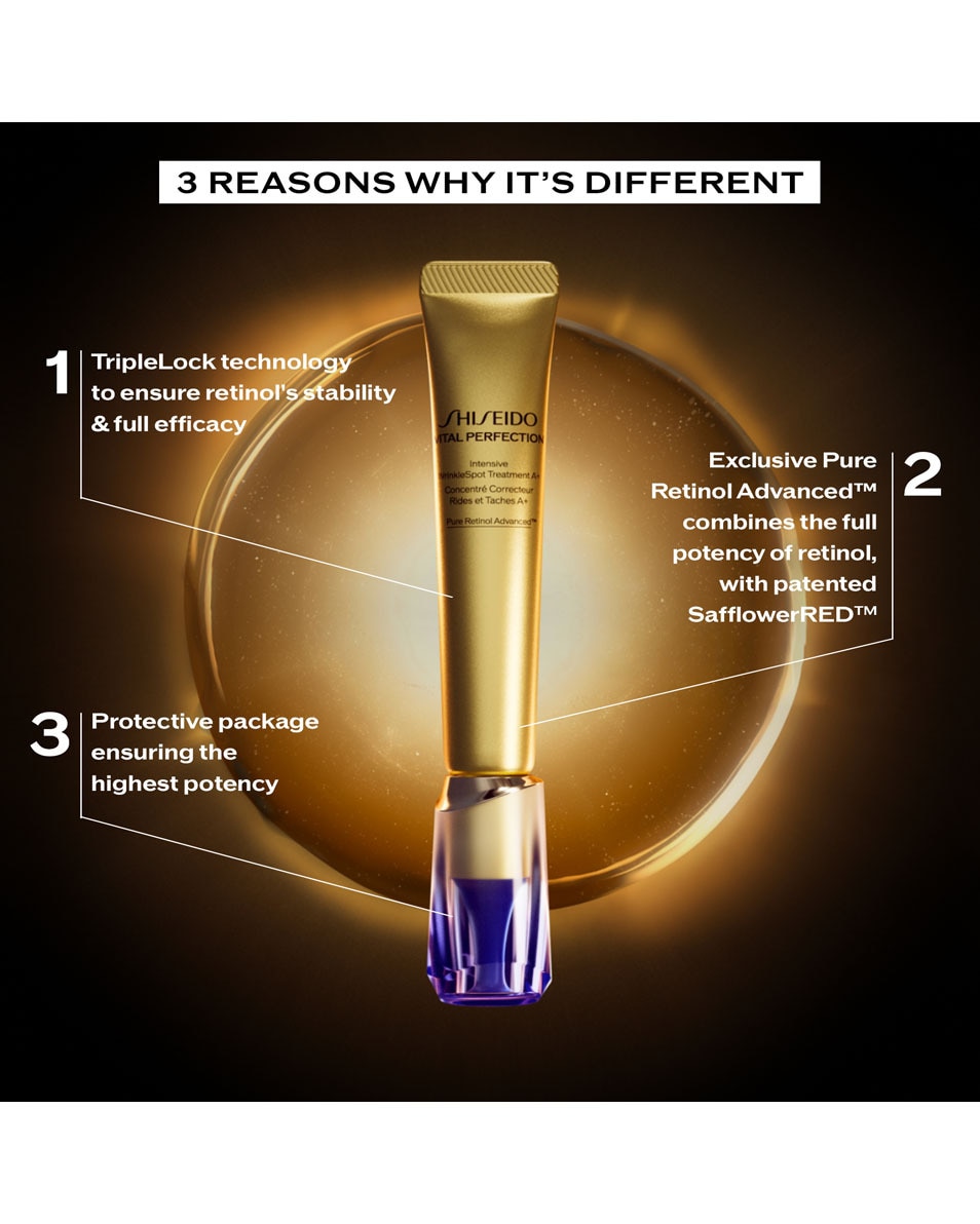 SHISEIDO Vital Perfection Concentré Correcteur Rides et Taches A+ 20 ML 5