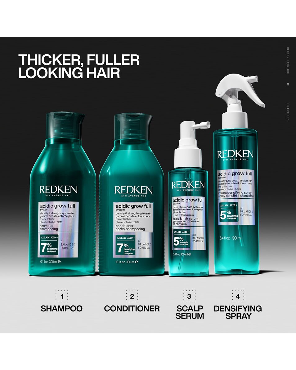 REDKEN Acidic Grow Full System Spray densifiant instantané - Pour cheveux fins ou plats 190 ML 5
