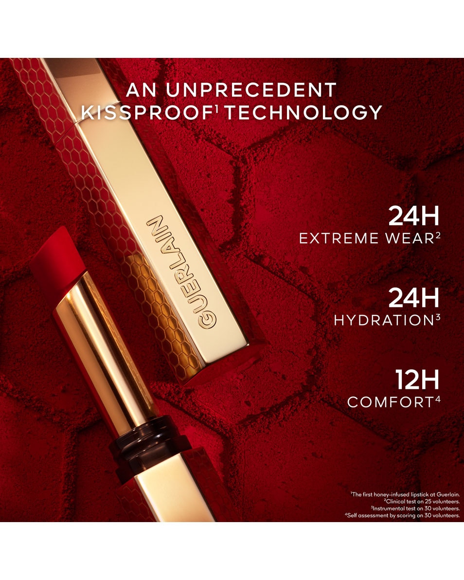GUERLAIN Kiss Kiss Le Rouge à Lèvres Intense Au Miel 134 RADIANT JASMINE 5