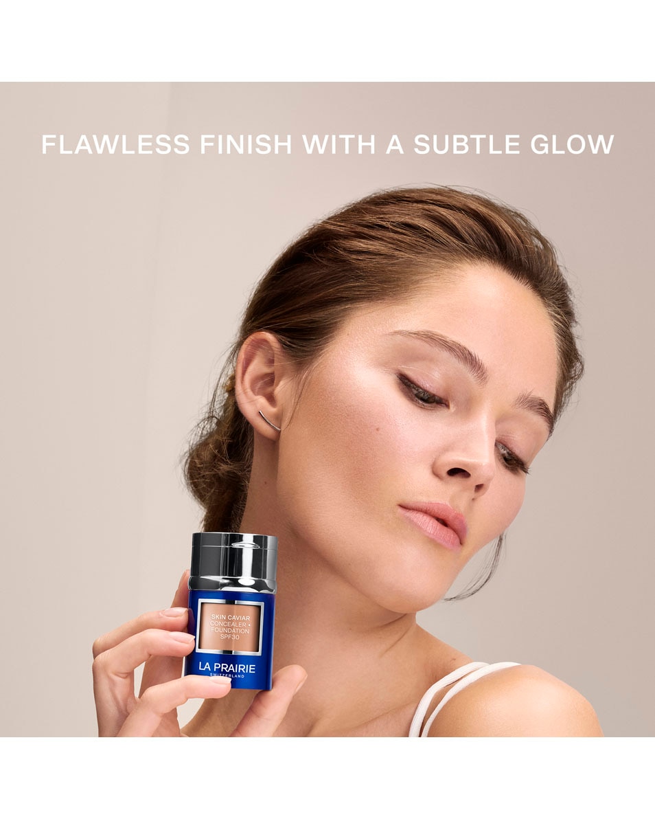 LA PRAIRIE SKIN CAVIAR FOUNDATION ANTI-CERNES FOND DE TEINT SPF 35 PECHE 5