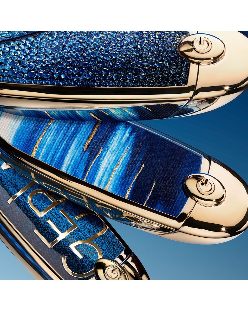 GUERLAIN ROUGE G L'écrin bijou double miroir LE BLEU RÊVERIE 5
