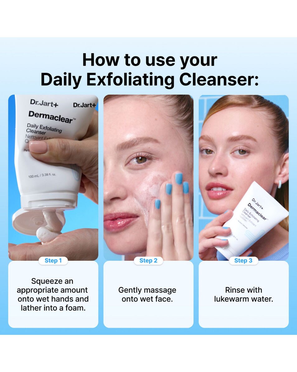 DR JART+ Dermaclear Daily Exfoliating Cleanser Nettoyant Exfoliant Quotidien 30 ML 5