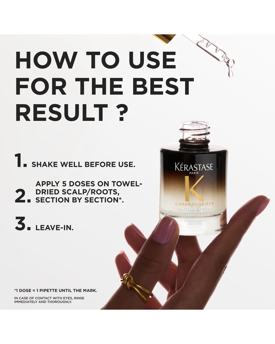 KÉRASTASE Chronologiste Longevity Potion Sérum pour cheveux affaiblis par l'âge 30 ML 5