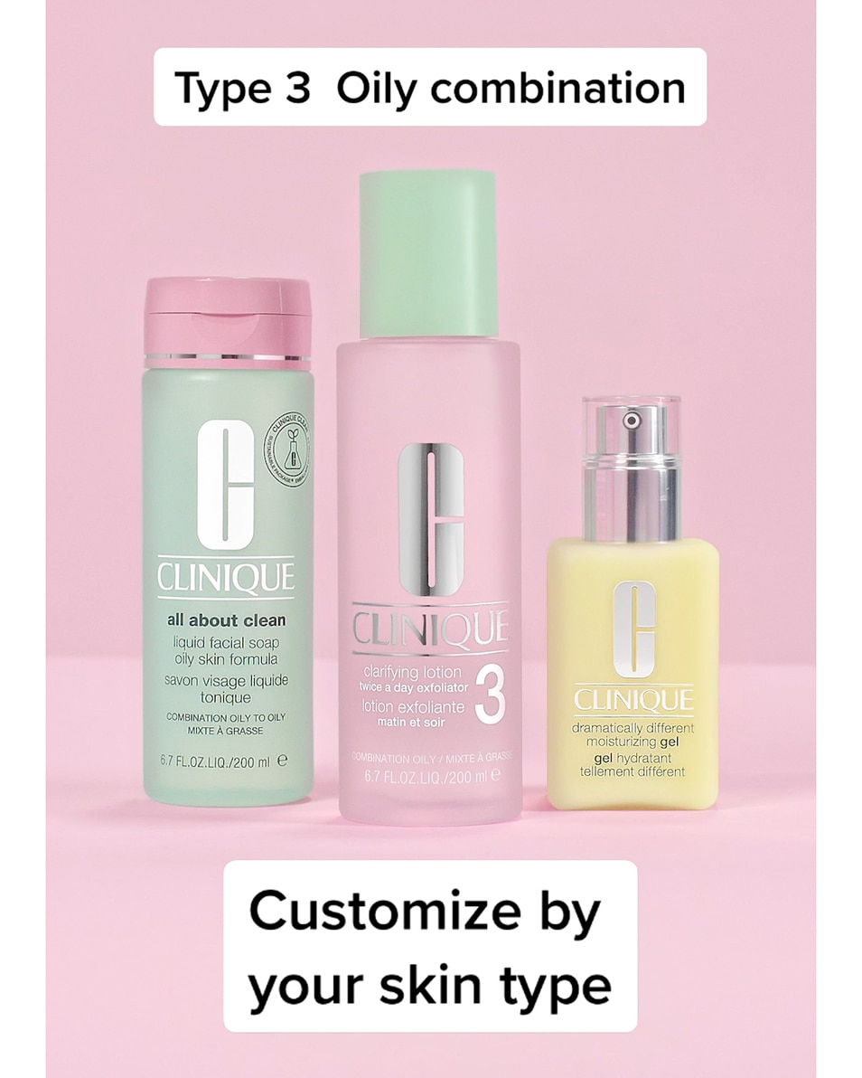 CLINIQUE CLARIFYING LOTION 3 - TWICE A DAY EXFOLIATOR LOTION EXFOLIANTE - PEAU MIXTE À GRASSE - 3-STEP SYSTEM 200 ML