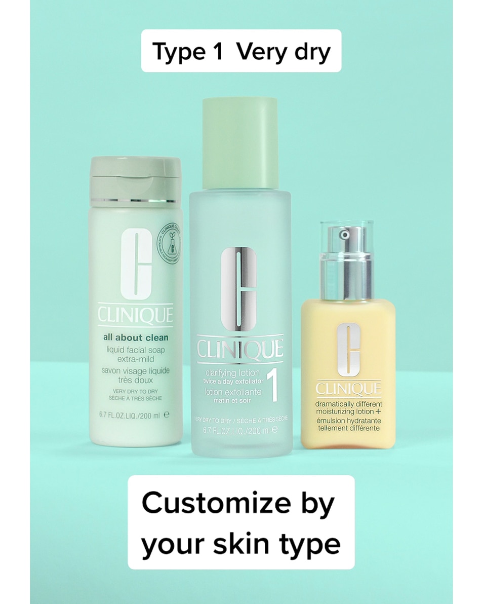 CLINIQUE CLARIFYING LOTION 1 - TWICE A DAY EXFOLIATOR LOTION EXFOLIANTE - PEAU TRÈS SÈCHE À SÈCHE - 3-STEP SYSTEM 200 ML 5