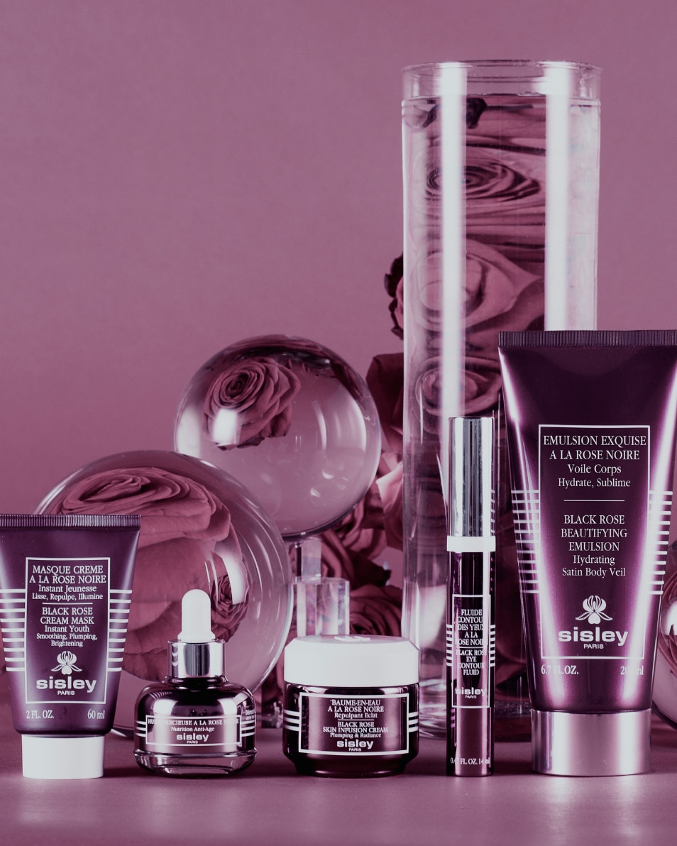 Masque crème à la rose noire jeunesse lissant repulpant éclat