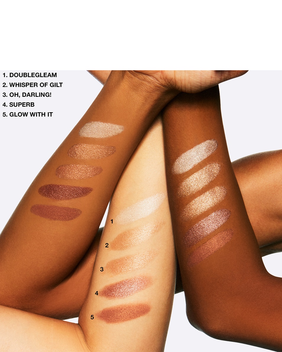 M.A.C EXTRA DIMENSION SKINFINISH HIGHLIGHTER POUDRE DE FINITION - HIGHLIGHTER - LONGUE TENUE 10H Glow With It 5