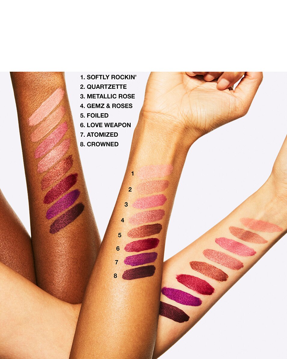 M.A.C RETRO MATTE LIQUID LIP COLOUR METALLICS ROUGE À LÈVRES LIQUIDE - LONGUE TENUE DE 8H Precisely, My Brow Duo - Precisely, My Brow Pencil Set 5
