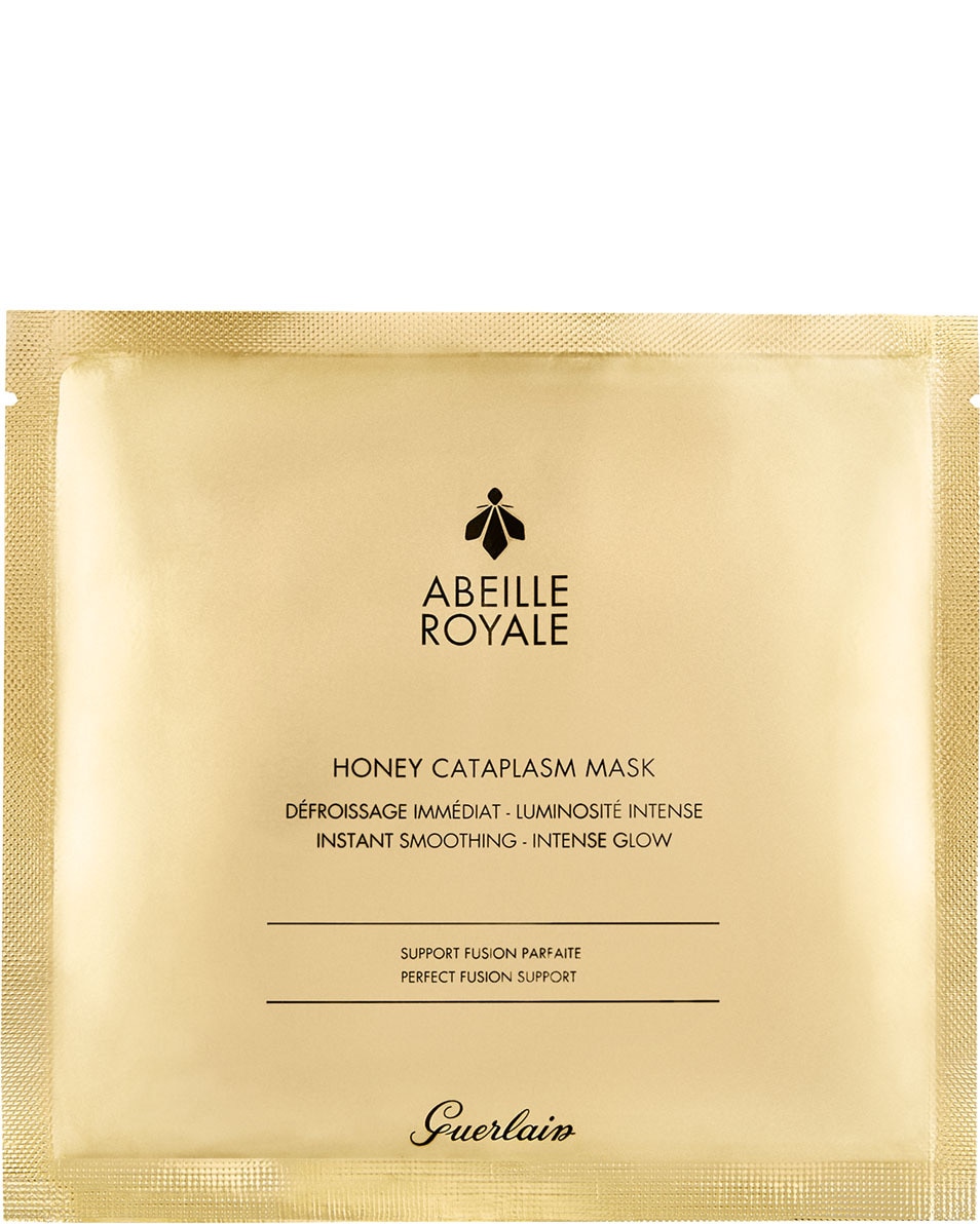 GUERLAIN ABEILLE ROYALE HONEY CATAPLASM MASK<br>DÉFROISSAGE IMMÉDIAT, LUMINOSITÉ INTENSE 4 ST