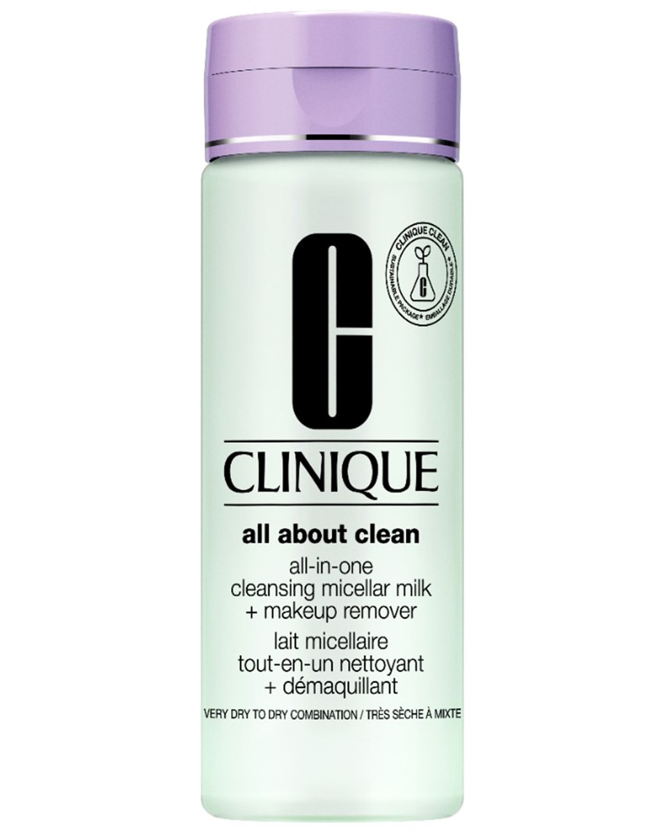CLINIQUE All About Clean™ All-in-One Cleansing Micellar Milk + Makeup Remover LAIT MICELLAIRE NETTOYANT + DÉMAQUILLANT - PEAU TRÈS SÈCHE À MIXTE 200 ML