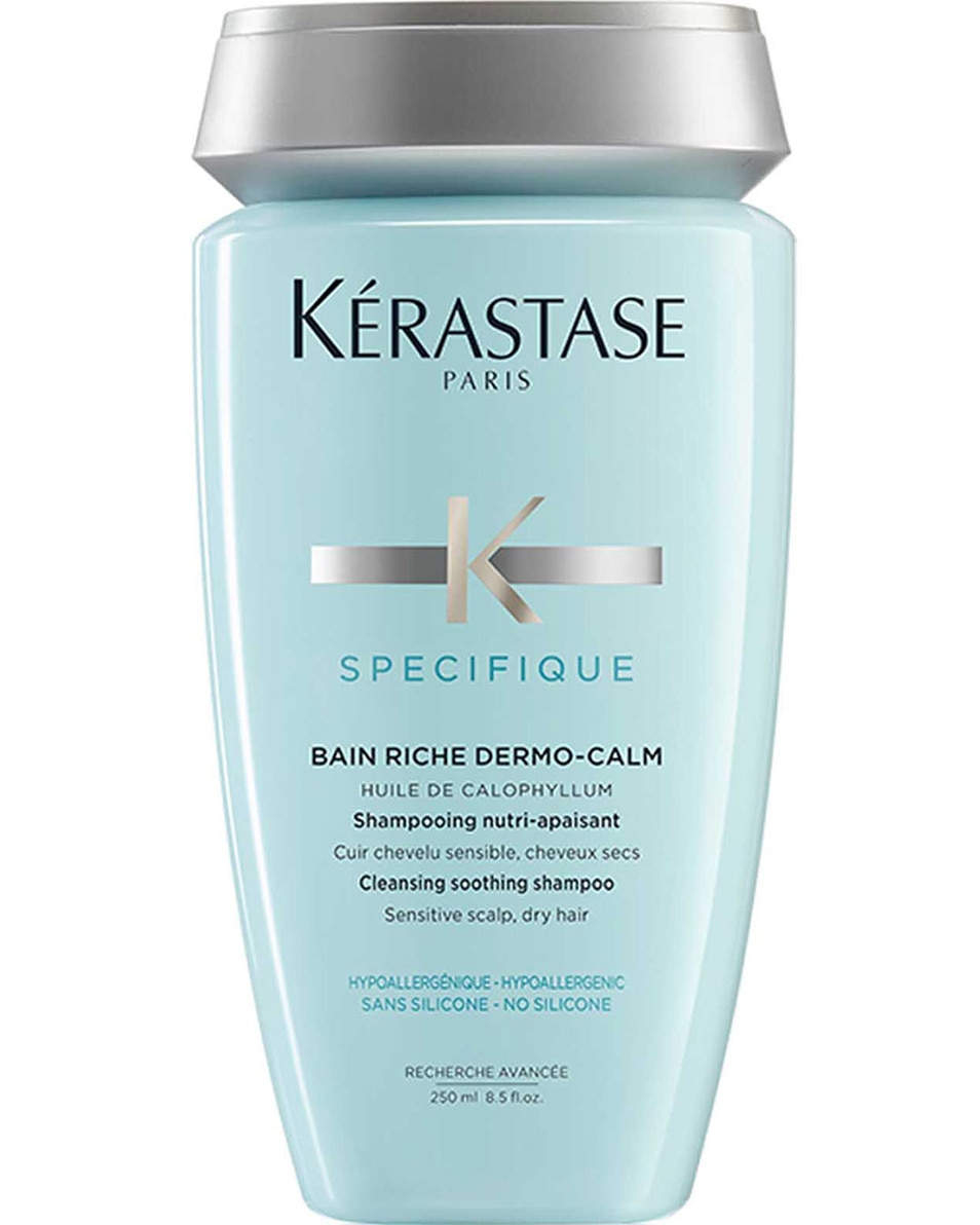 KÉRASTASE Specifique Bain Riche Dermo-Calm Shampoing - Cuir Chevelu Sensible et Cheveux Secs 250 ML