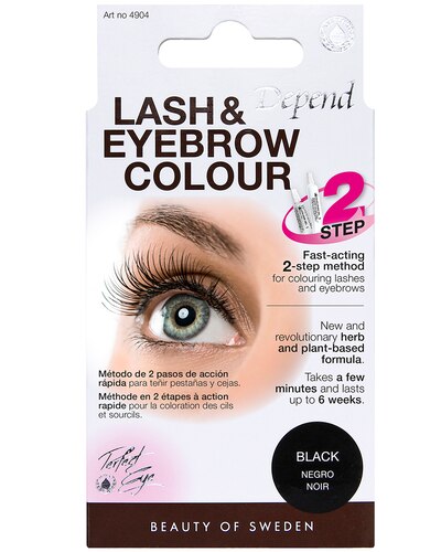 DEPEND EYE LASH & EYEBROW COLOUR COULEUR DES CILS ET DES SOURCILS Obsidian Black
