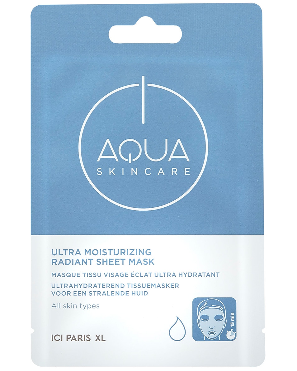 ICI PARIS XL AQUA MASQUE TISSU VISAGE ECLAT ULTRAT HYDRATANT 1 ST