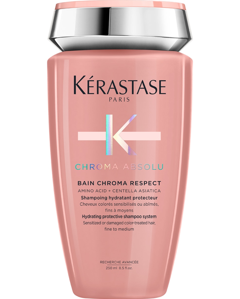 KÉRASTASE CHROMA ABSOLU BAIN CHROMA RESPECT SHAMPOING PROTECTEUR HYDRATANT CHEVEUX COLORÉS FINS 250 ML