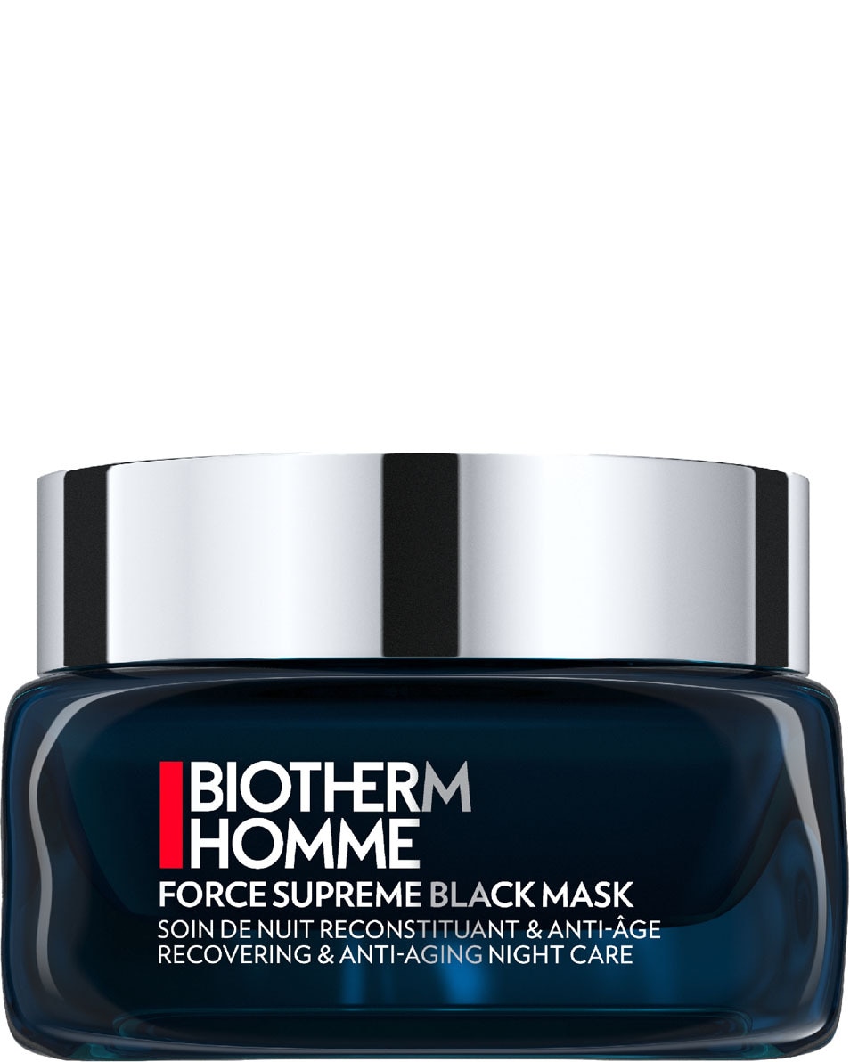 BIOTHERM FORCE SUPREME HOMME BLACK MASK ANTI-AGE MASQUE DU VISAGE 50 ML