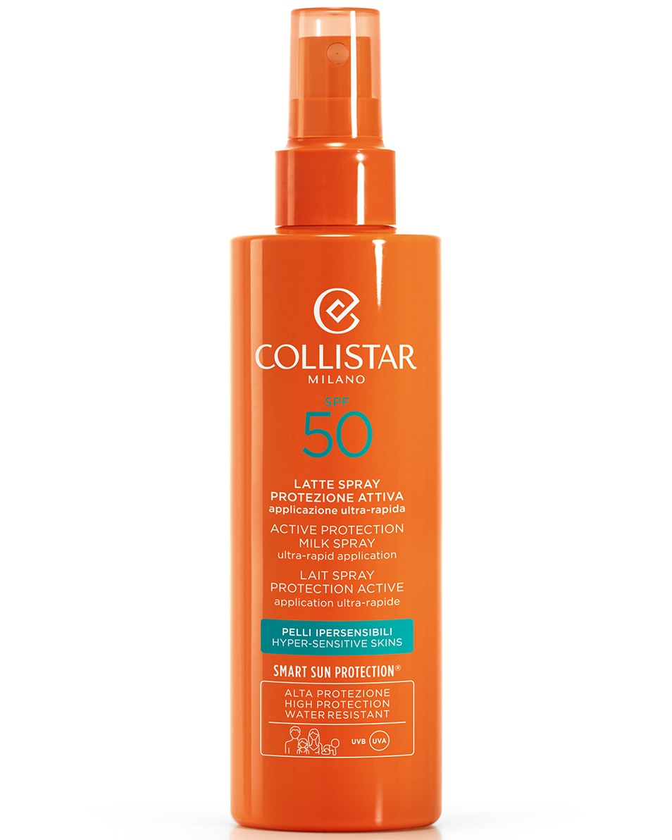 COLLISTAR SUNCARE LAIT SPRAY PROTECTION ACTIVE PEAUX HYPERSENSIBLES SPF 50 200 ML