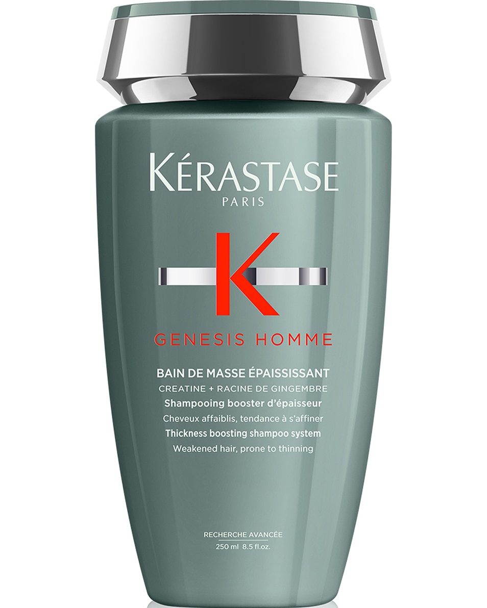 KÉRASTASE GENESIS HOMME - BAIN DE MASSE ÉPAISSISSANT SHAMPOOING ÉPAISSISSANT, ANTI-CHUTE CAPILLAIRE 250 ML