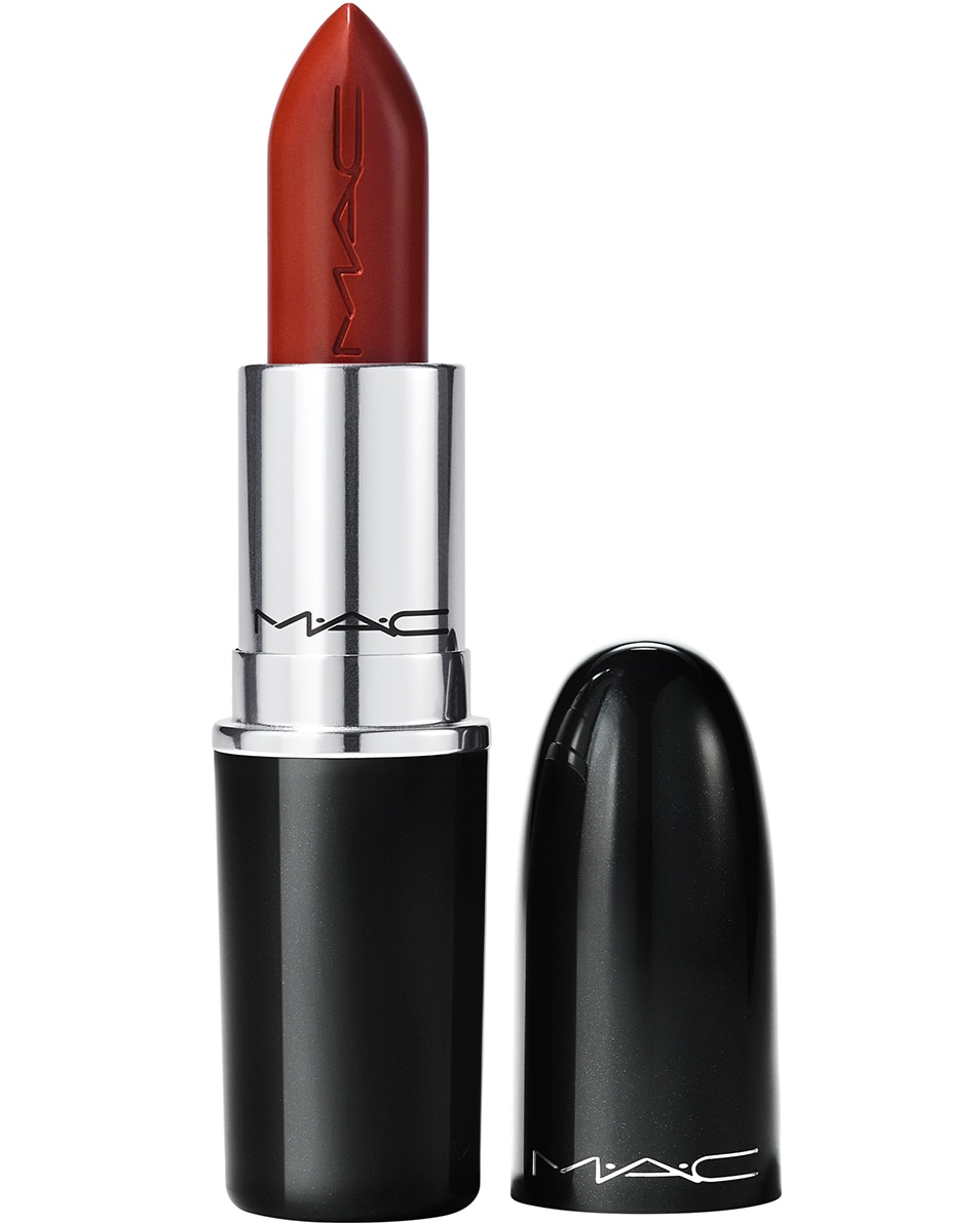 M.A.C LUSTREGLASS SHEER SHINE LIPSTICK ROUGE A LEVRES HYDRATANT LONGUE TENUE Chili Popper
