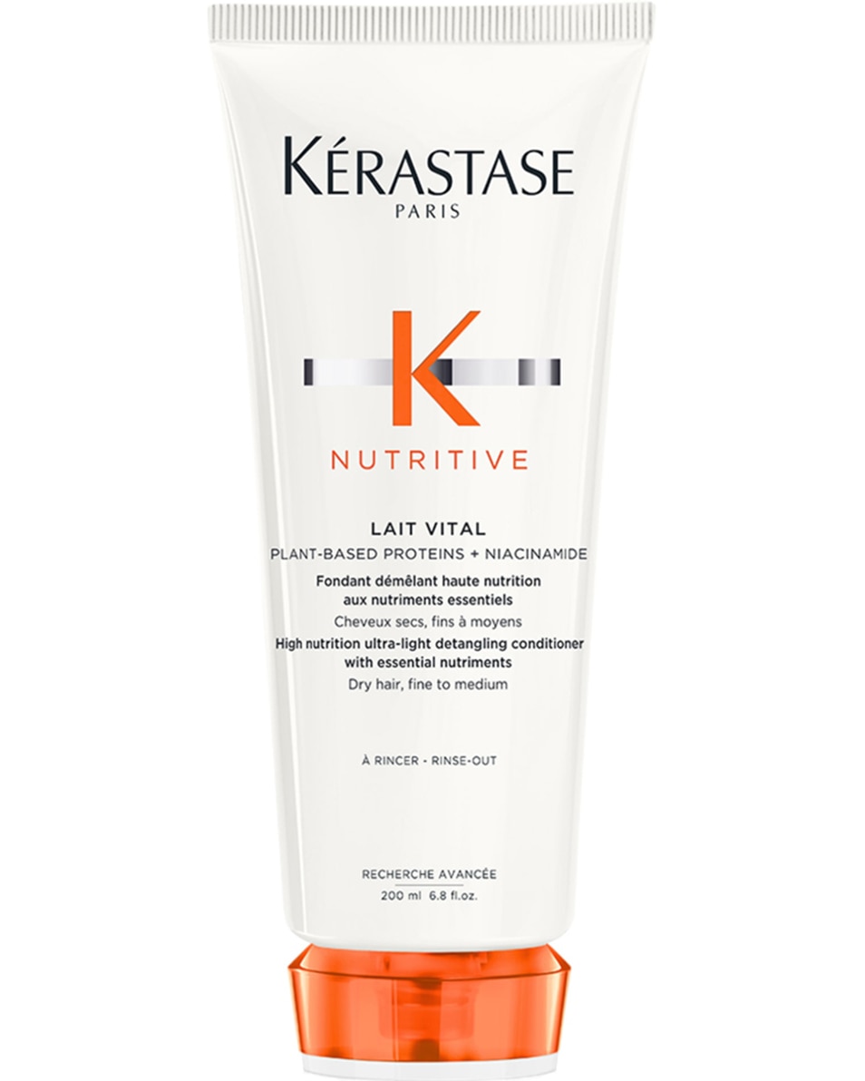KÉRASTASE NUTRITIVE LAIT VITAL APRÈS-SHAMPOING DÉMÊLANT LÉGER, CHEVEUX SECS FINS À MOYENS 200 ML