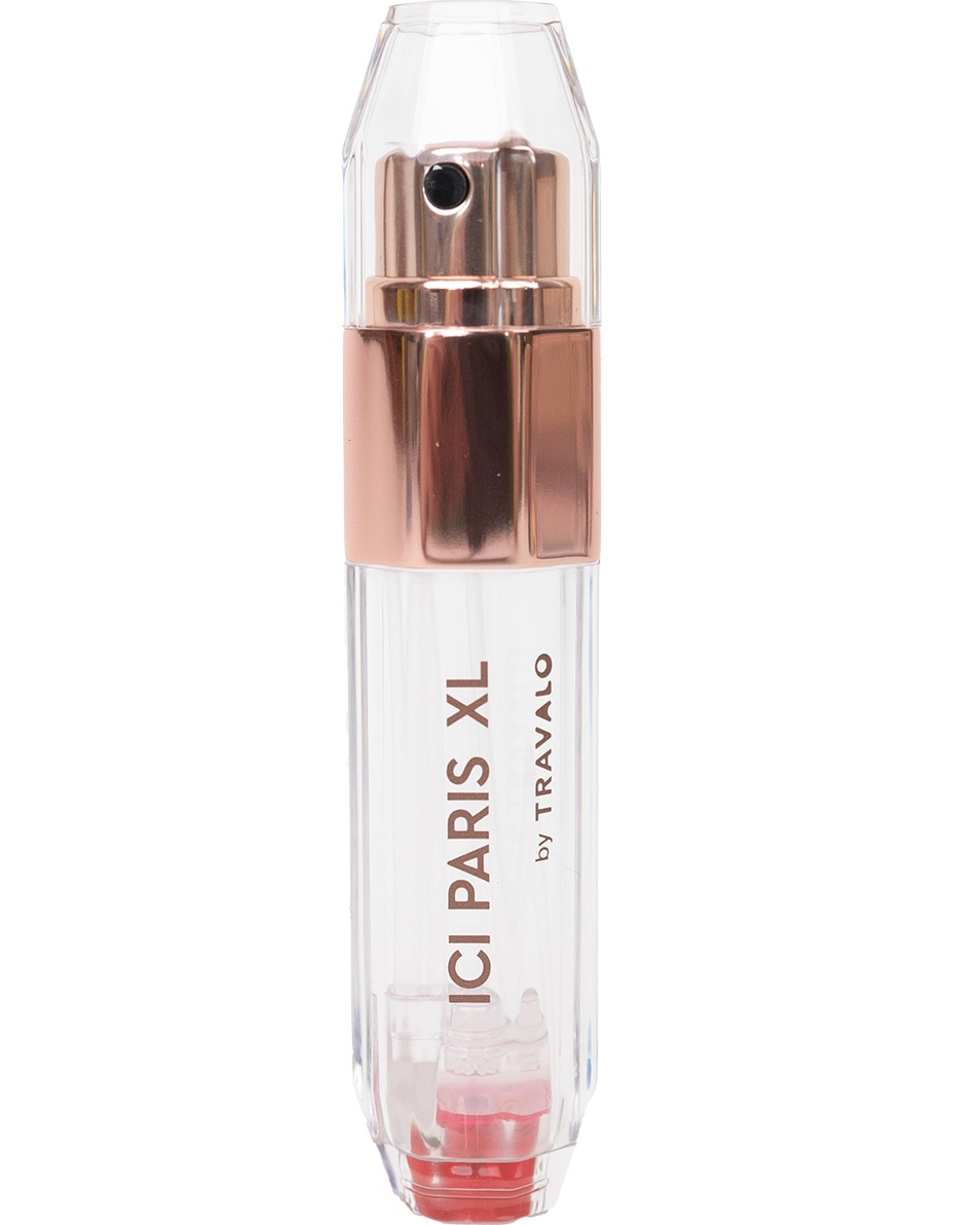 ICI PARIS XL FRAGRANCE ATOMIZER CRYSTAL ROSE GOLD VAPORISATEUR DE SAC RECHARGABLE TRAVALO BY ICI PARIS XL 1 ST