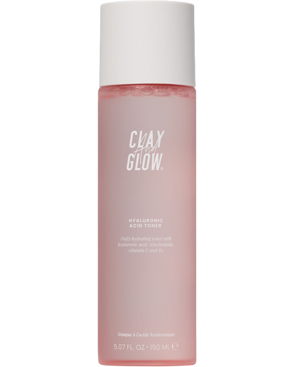 CLAY AND GLOW Cleansing + Hydrating Toner à l'acide hyaluronique 150 ML