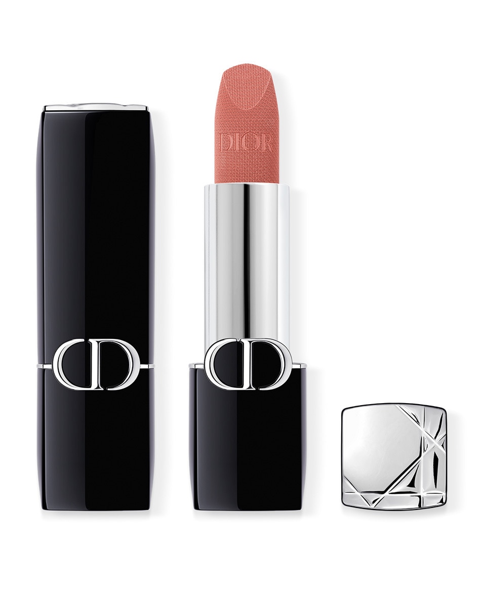 DIOR Rouge Dior Rouge à lèvres - confort et longue tenue VELVET - 100 NUDE LOOK