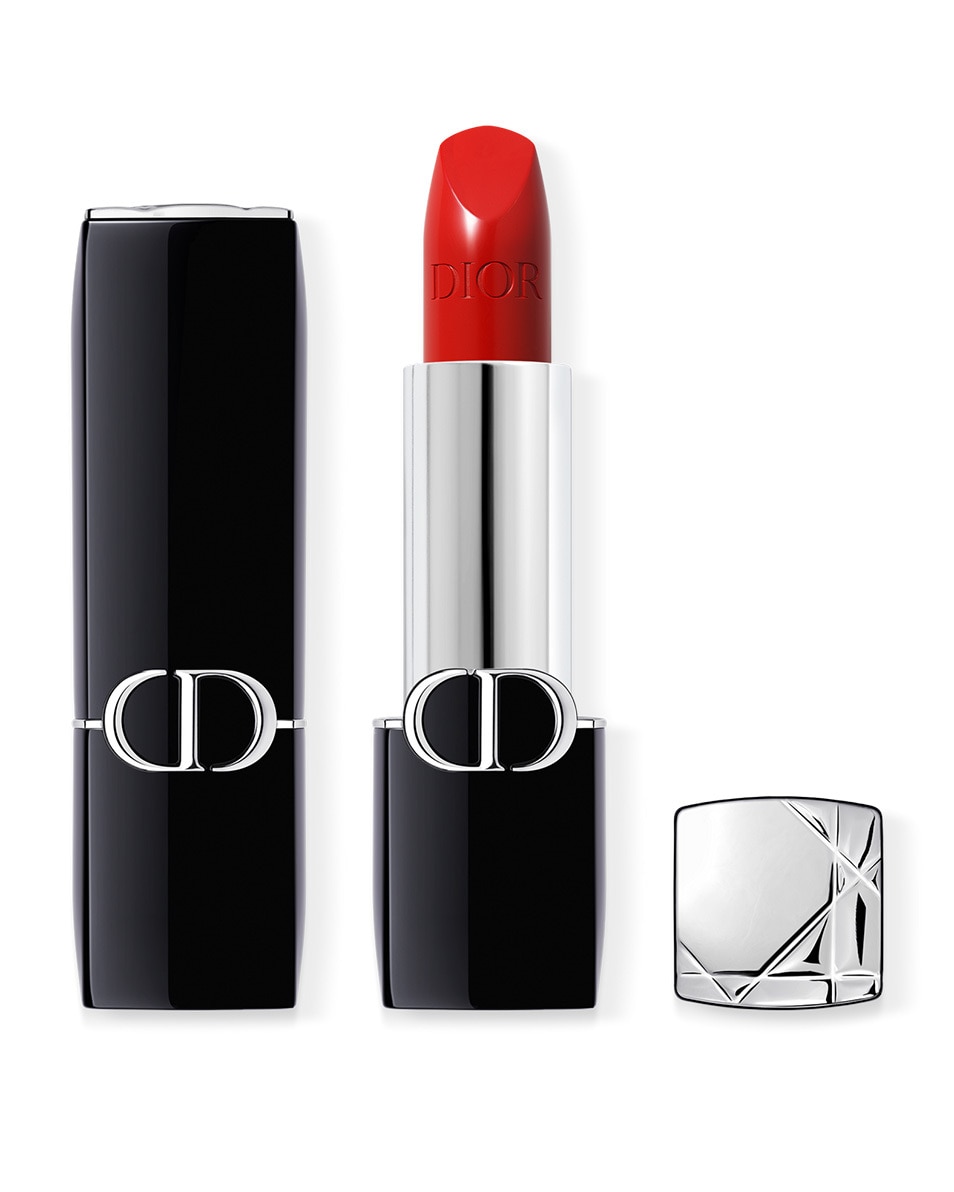 DIOR Rouge Dior Rouge à lèvres - confort et longue tenue SATIN - 080 RED SMILE