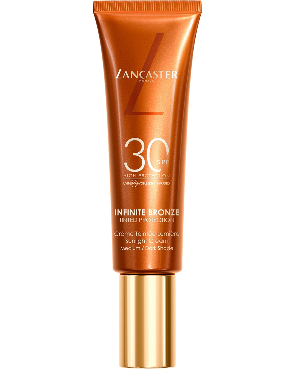 LANCASTER Infinite Bronze Crème Solaire Protectrice Teintée SPF 30 Moyenne/Foncée 50 ML