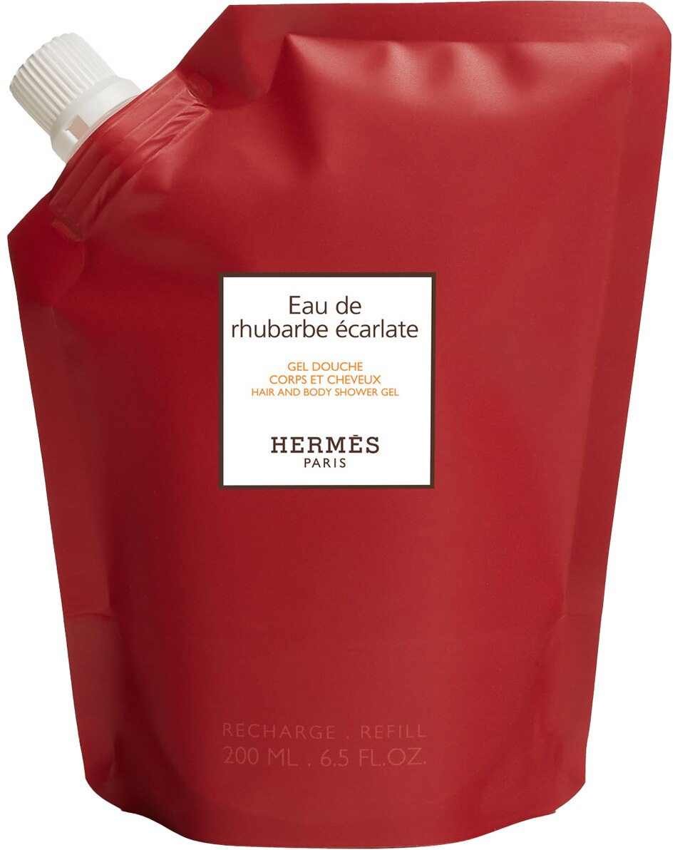 HERMÈS Le Bain Eau de rhubarbe écarlate, recharge gel douche 200 ML