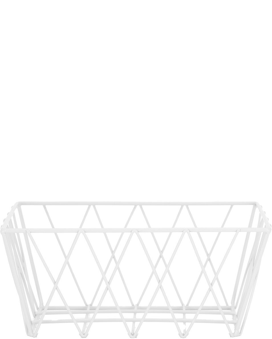 ONLY YOU BASKET PANIER METALLIQUE BLANC 1 ST