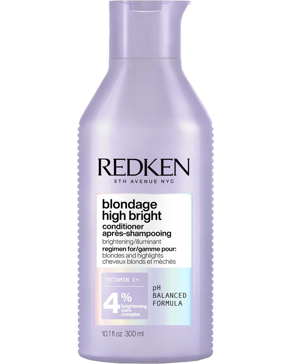 REDKEN Blondage High Bright Après-shampooing illuminateur pour cheveux blonds ternes 300 ML