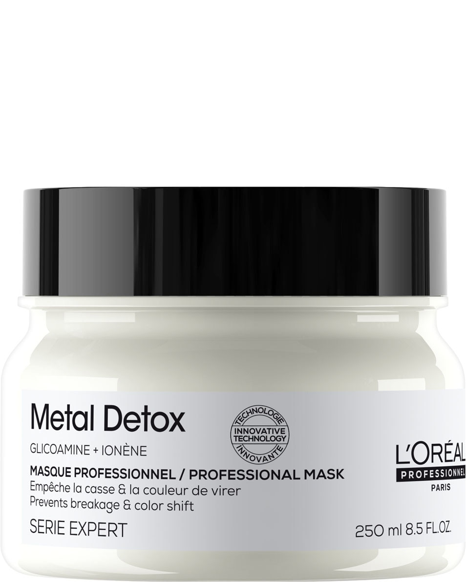 L'OREAL PROFESSIONNEL Metal Detox Masque pour cheveux abîmés et cassants 250 ML