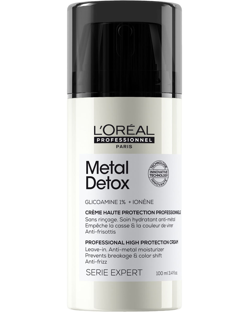 L'OREAL PROFESSIONNEL Metal Detox Crème sans rinçage pour cheveux abîmés et cassants 100 ML