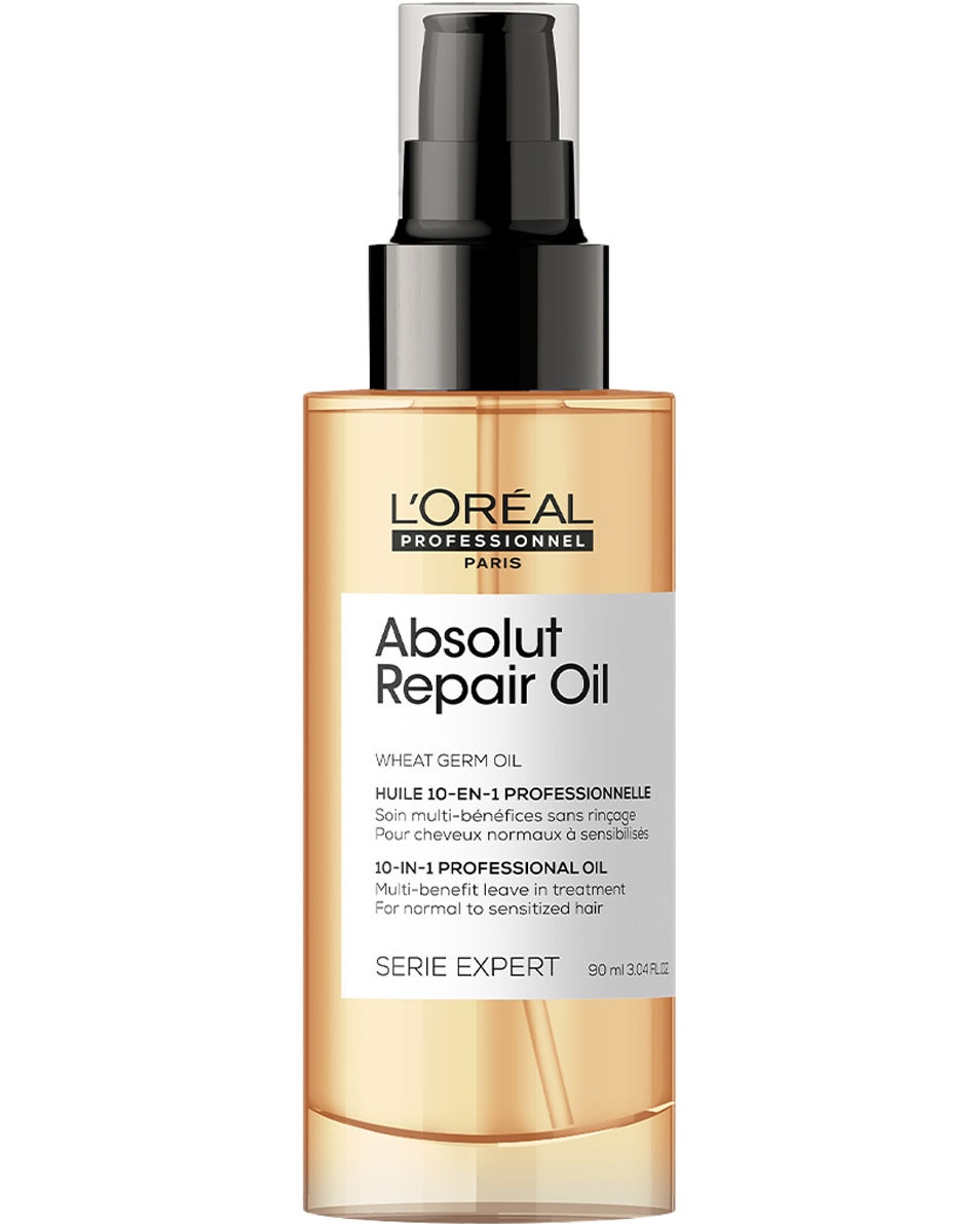 L'OREAL PROFESSIONNEL Absolut Repair Gold Huile de finition 10-EN-1 pour cheveux abîmés 90 ML