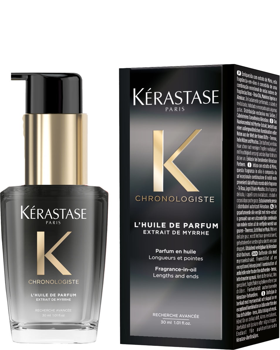 KÉRASTASE Chronologiste L'Huile de Parfum Huile - format voyage - parfum capillaire nourrissant 30 ML