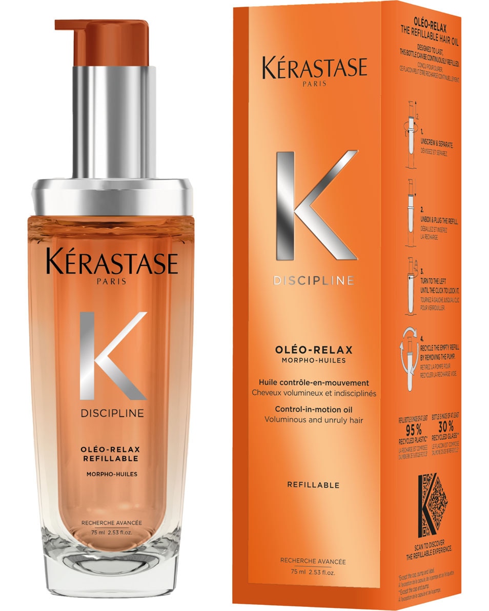 KÉRASTASE L’Huile Oléo-Relax Huile capillaire anti-frisottis - pour cheveux indisciplinés 75 ML