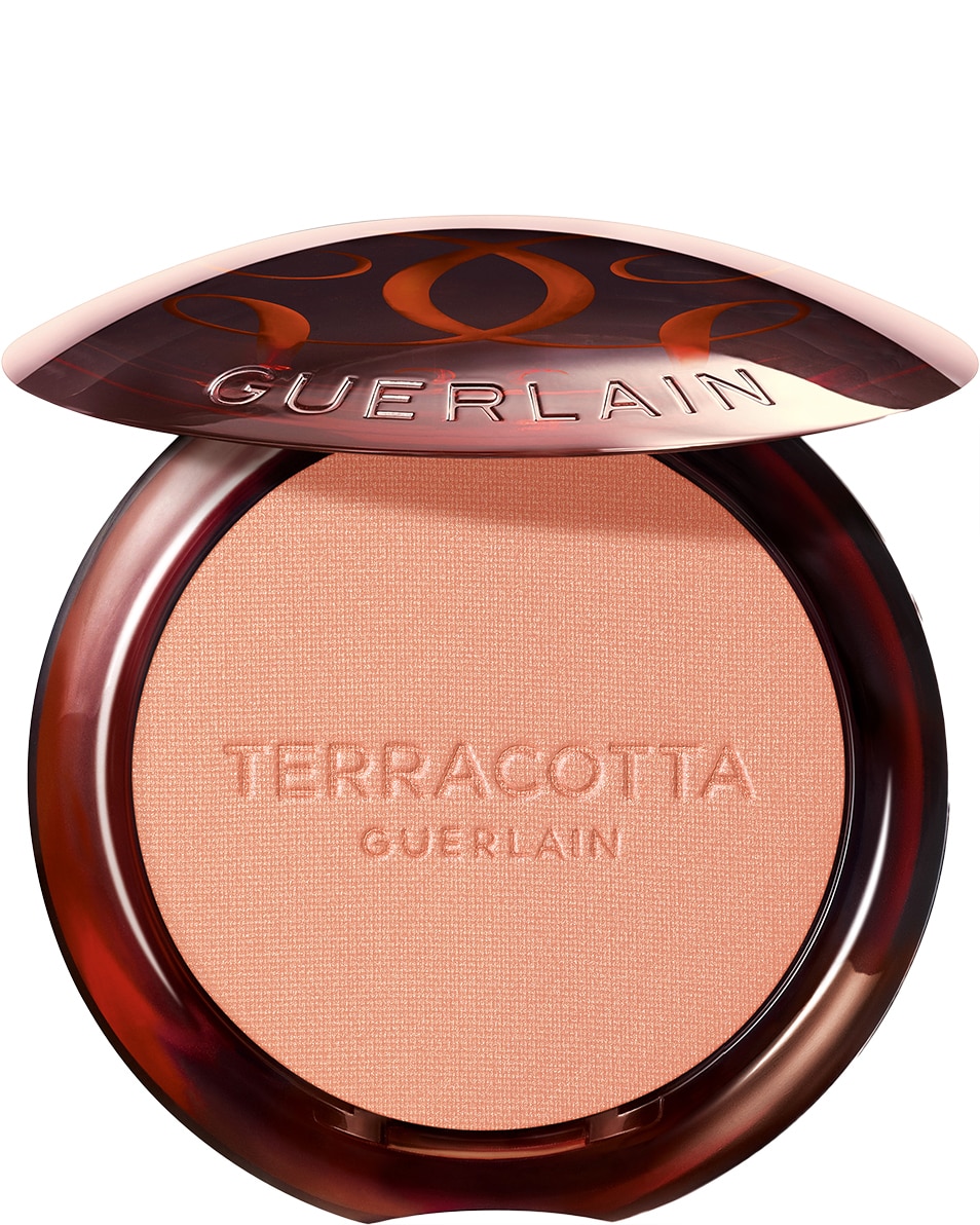 GUERLAIN Terracotta Blush Le fard à joues effet bonne mine , 90% d’ingrédients d’origine naturelle 000 Beige Nacré