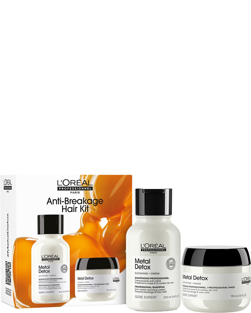 L'OREAL PROFESSIONNEL Metal Detox Anti-Haarbreuk Discovery Duo Set Shampooing et masque 2 ST