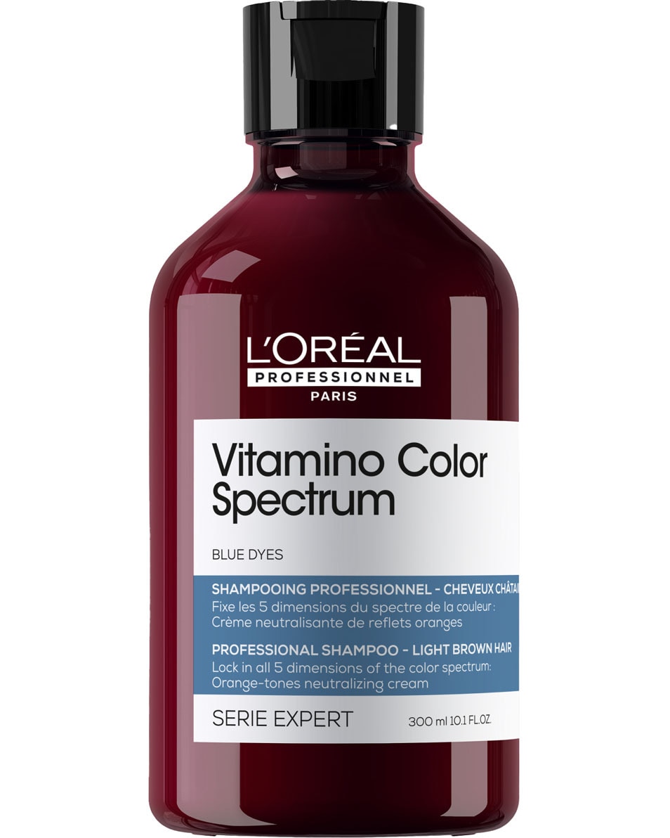 L'OREAL PROFESSIONNEL Vitamino Color Spectrum Shampooing Bleu - Pour cheveux châtains clairs 300 ML