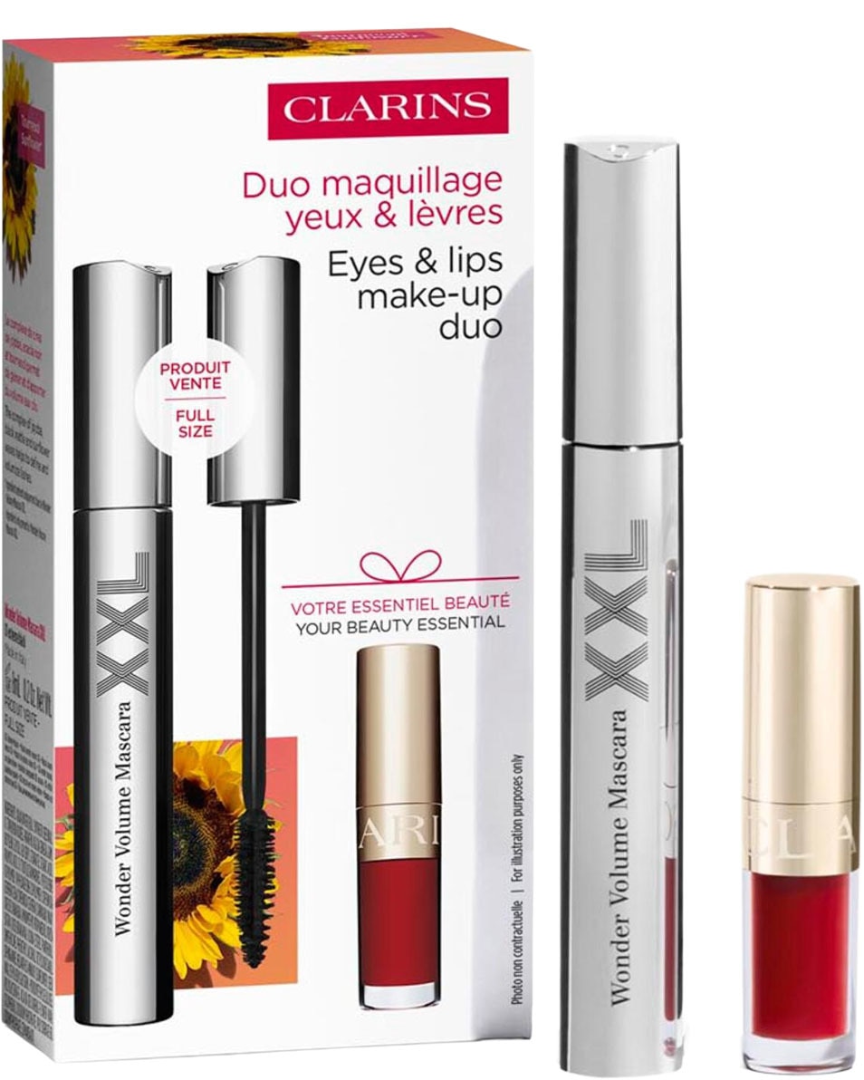 CLARINS Wonder Volume XXL Coffret wonder volume xxl mascara - duo maquillage yeux & lèvres 2 ST