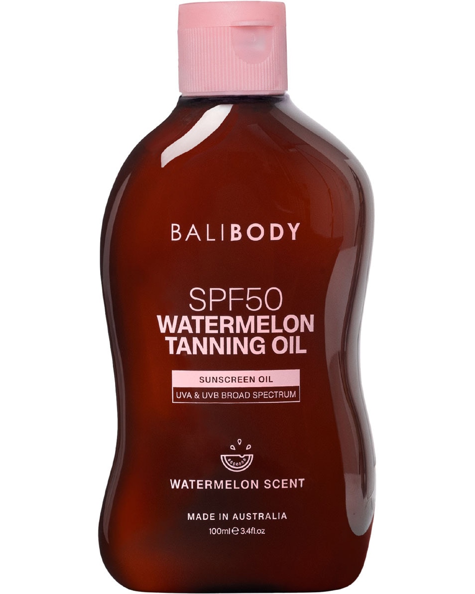 BALI BODY Watermelon Sunscreen Oil Huile solaire à la pastèque SPF 50 100 ML