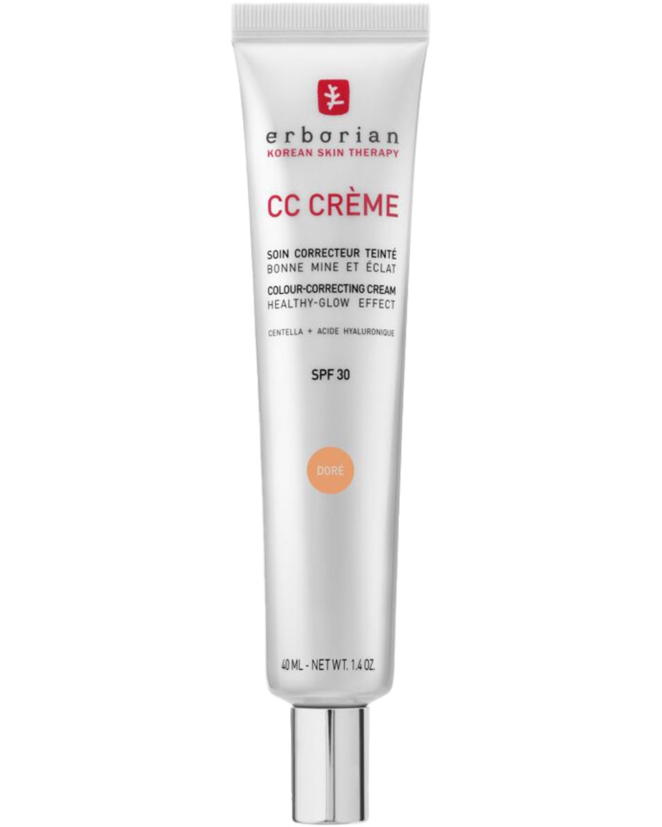 ERBORIAN Cc crème Soin correcteur teinté - bonne mine et éclat DORE