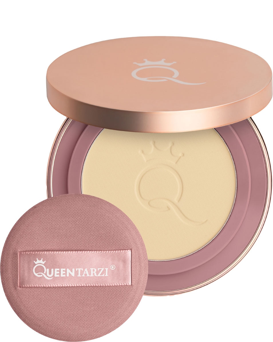 QUEEN TARZI The Dream Pressed Powder Translucent, Blurring & Brightening Pressed Powder 0W1