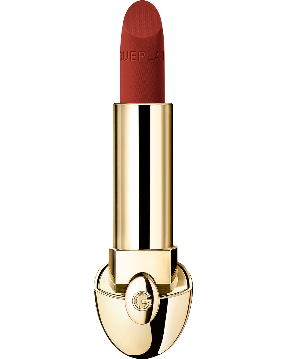 GUERLAIN ROUGE G La recharge - Le rouge à lèvres soin personnalisable 555 LE BRIQUE AMBRÉ – VELVET